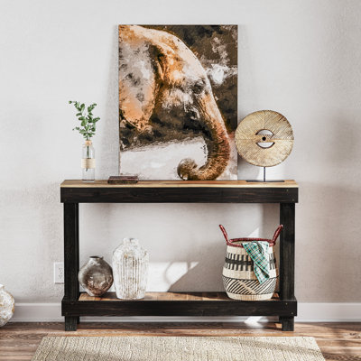 46" Solid Wood Console Table