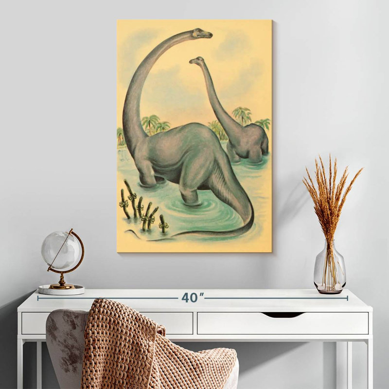 Brampt Jurassic Brontosaurus, 30" H x 20" W