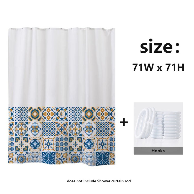 Rideau de douche en polyester
