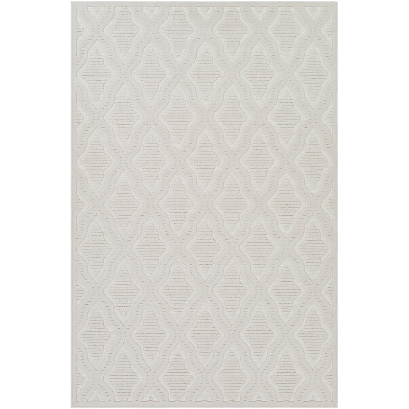 Tapis crème Zayante, Rectangle 2 pi x 2 pi 11 po