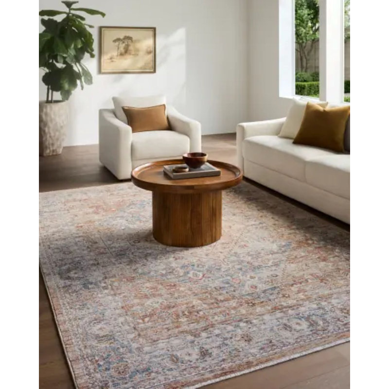 Teila Machine Woven Rug, Rectangle 6'7" x 9'6"