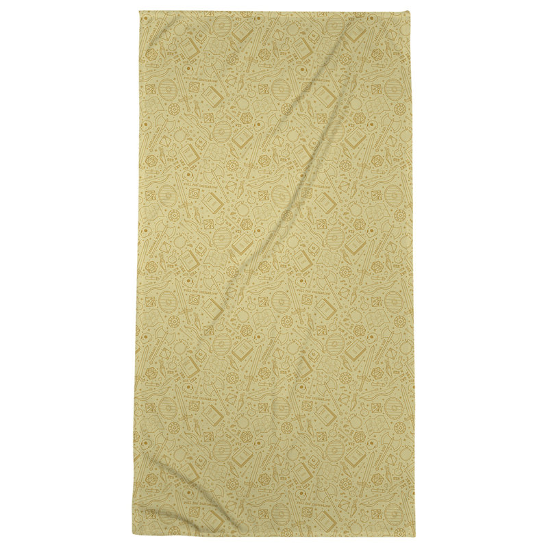 Katelyn Elizabeth Bath Towel, Yellow/White