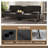 Cashten Single 65'' Upholstered Convertible Sofa-215414782