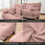 Canapé modulaire modulaire Cloud, 4 places avec 2 sièges Ottomam Chenille, siège profond et coussin pour le salon-286922223