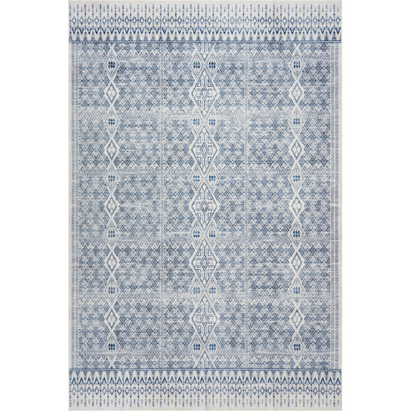  Mirette Geometric Washable Rug, Runner 2'6" x 8'