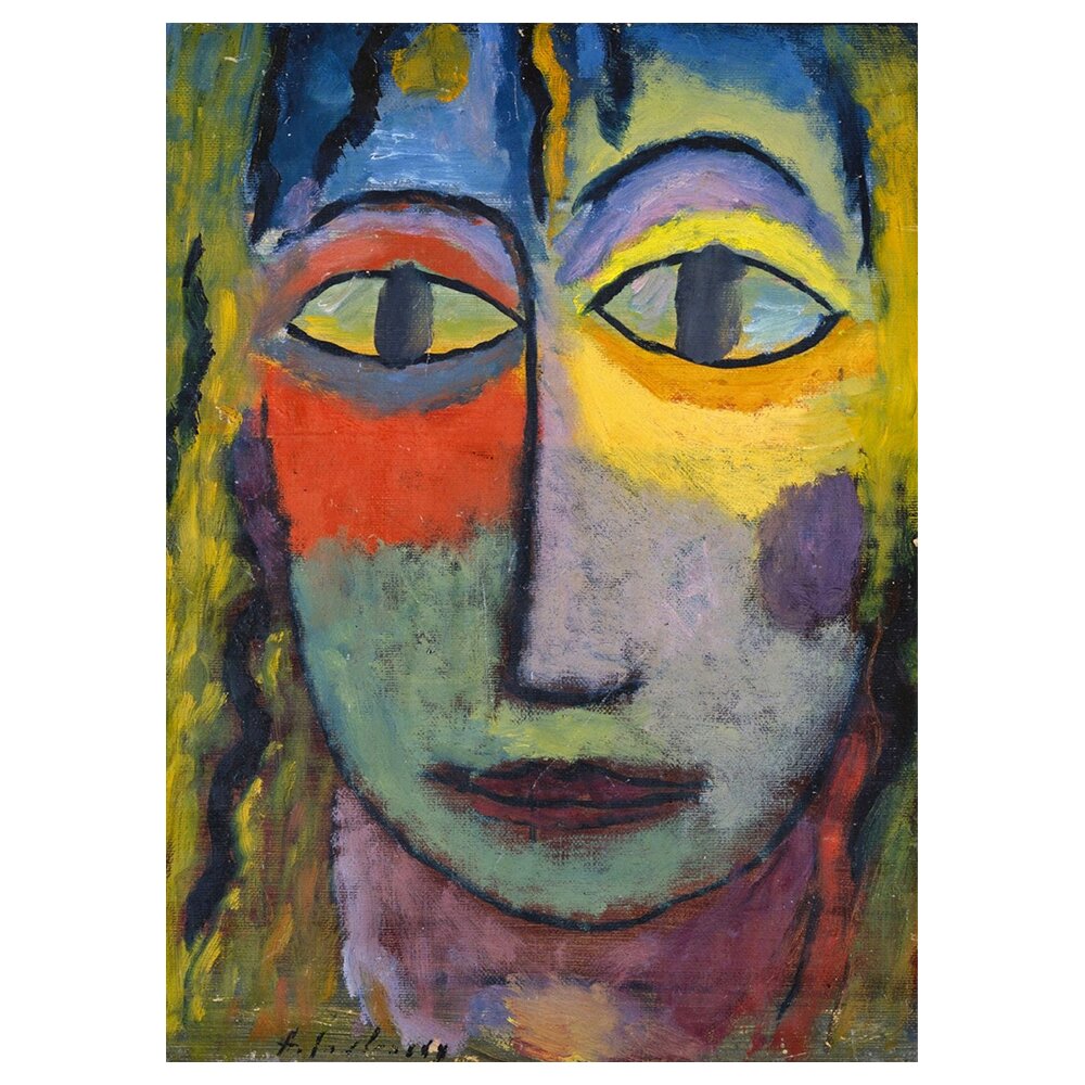 Leinwandbild WomanLeinwandbild s Head "Medusa" von Alexej von Jawlensky