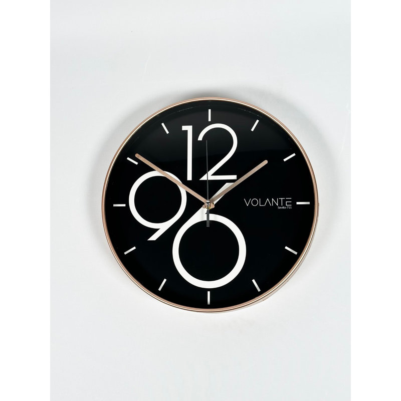 Anav Wall Clock, Bronze