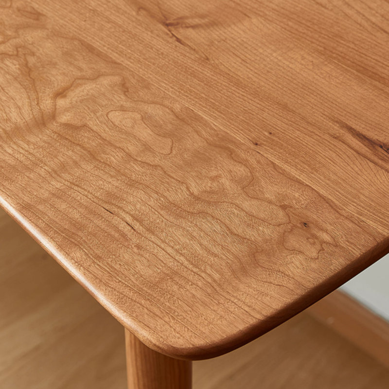 Bureau moderne en bois de cerisier d'une largeur de 51,18 pouces