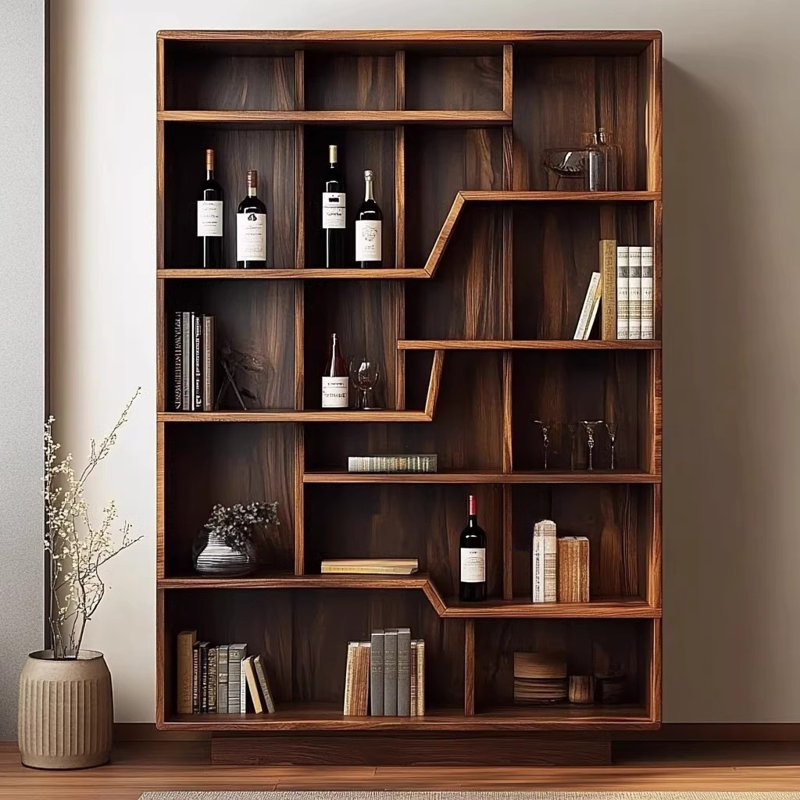 Simple and Retro Design Display Cabinet