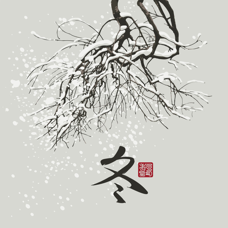Branches de Leonnie sur toile, impression, H 12 po x l 12 po