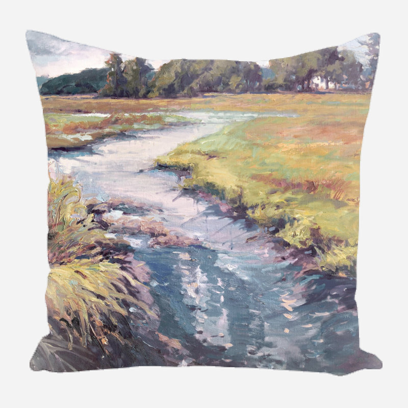 Coussin décoratif en lin, 9 po x 9 po