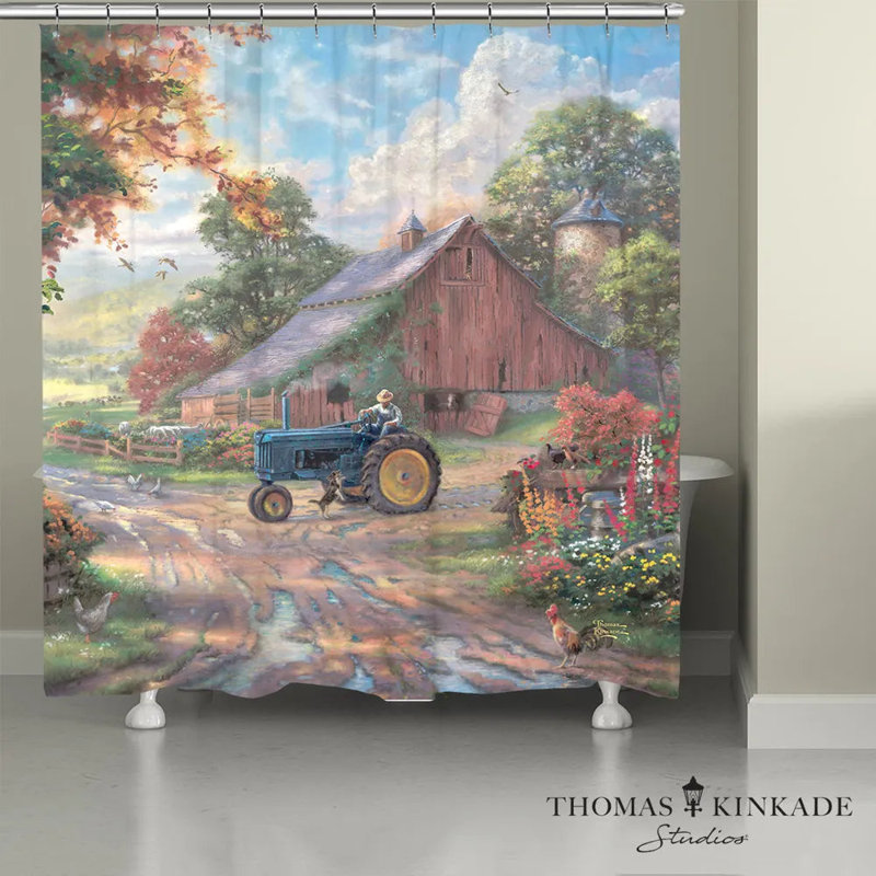 Rideau de douche Thomas Kinkade