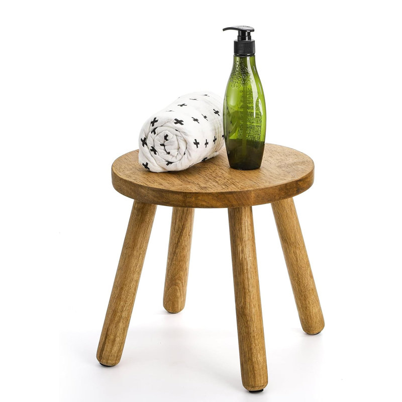 solid wood stool