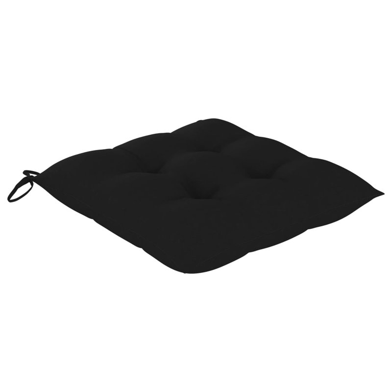 Chaise de patio avec coussin Dorathy, Noir