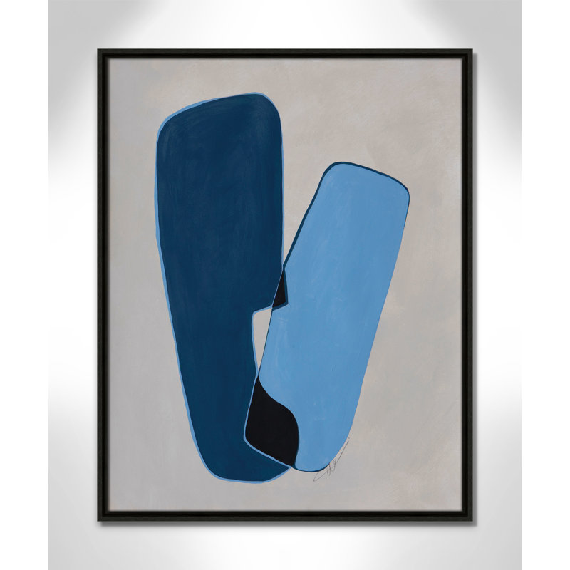 In Unity II by Filippo Ioco For Casa Fine Arts, 29.5" H x 23.5" W x 2" D, Espresso Framed