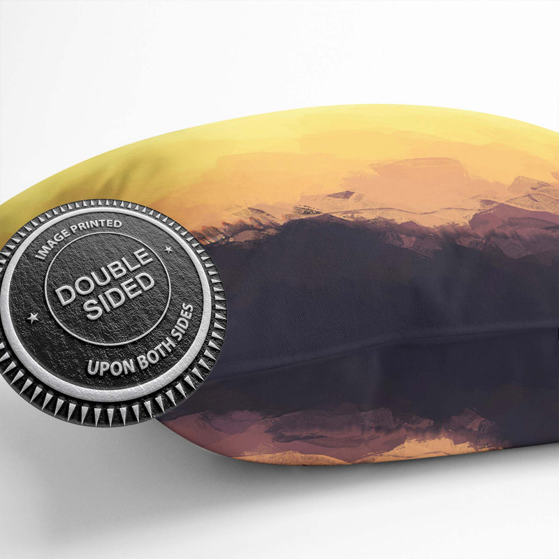 Sunset View Cushion with Filling, 40cm H x 40cm W x 15cm D