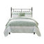 Ensemble de courtepointe 4 pièces très grand / très grand - tissu en tissu gaufré, rembourrage, literie de style chic et shabby chic, lavable à la machine