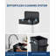 4Gal Trash Can with Soft-Close Lid, Foot Pedal & Removable Inner Bucket for Home, Office-122309544