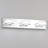 21 in. 3 Light Chrome LED Vanity Light Bar with Dimmable 5500K Light