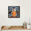  Art graphique mural en métal «Stain Glass Baby Penguin», 12 po x 12 po-1617835868