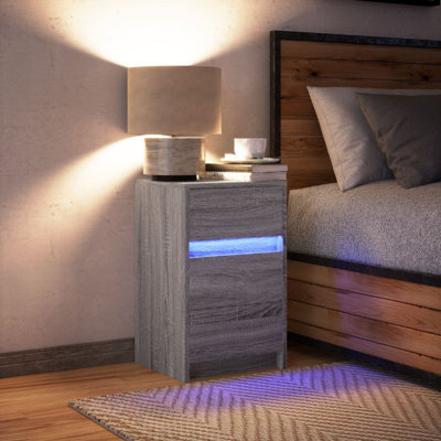 Dawens 38cm W Manufactured Wood Bedside Table