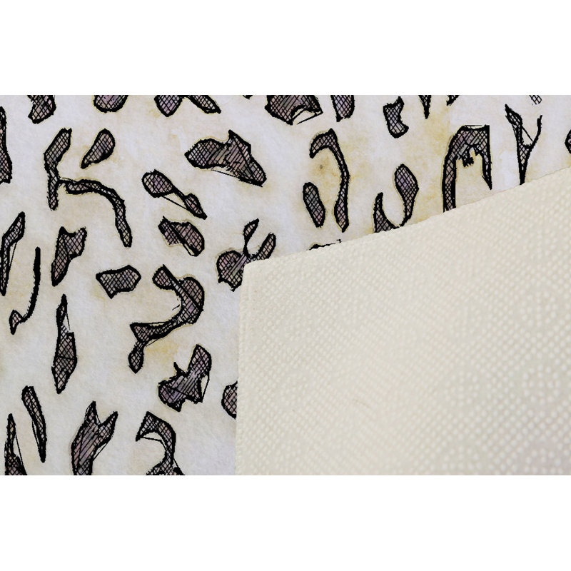 Luxurious Woven Carpet Rug, 2.6 x 4.0 ft | 100% Polyester, 0.4 in Pile Height | Antibacterial & Non-Slip PVC Dot Underside | Machine Washable, 3D Digital Printing | Perfect for Living Room & Bedroom Decor