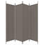 Cloison 4 panneaux vidaXL anthracite 78,7 po x 86,6 po-88446023-88446021-94826619