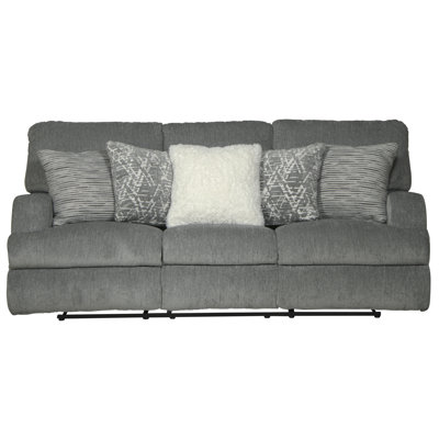 Cytheria 84'' Chenille Reclining Sofa