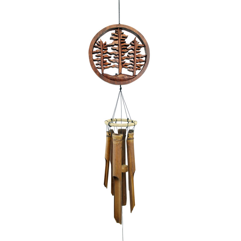 Carillon en bambou forest trees Whidden