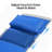 Outdoor Pleasant Chaise - 3 Pieces, Fabric, Aluminum Back (Blue Balcony Peaceful Adjustable