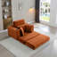 Canapé-lit 52 po en os surdimensionné de 52,4 po pour grand lit, confortable et confortable, modulaire et confortable, pour la lecture, le salon et la chambre à coucher, canapé en velours côtelé, orange-760580014