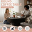 Table basse ronde