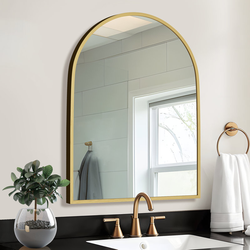 Miroir mural Margulies, Or, H 39 po x l 30 po