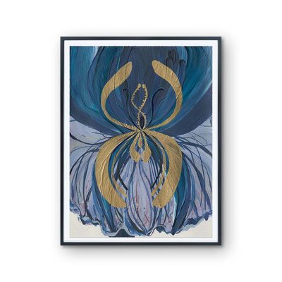 Blue Dragon Print by Morlock, Jody