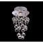 Plafonnier encastré en cristal 1 lumière Damia