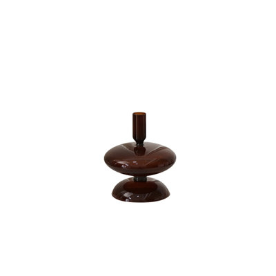 5.91'' H Glass Tabletop Candlestick