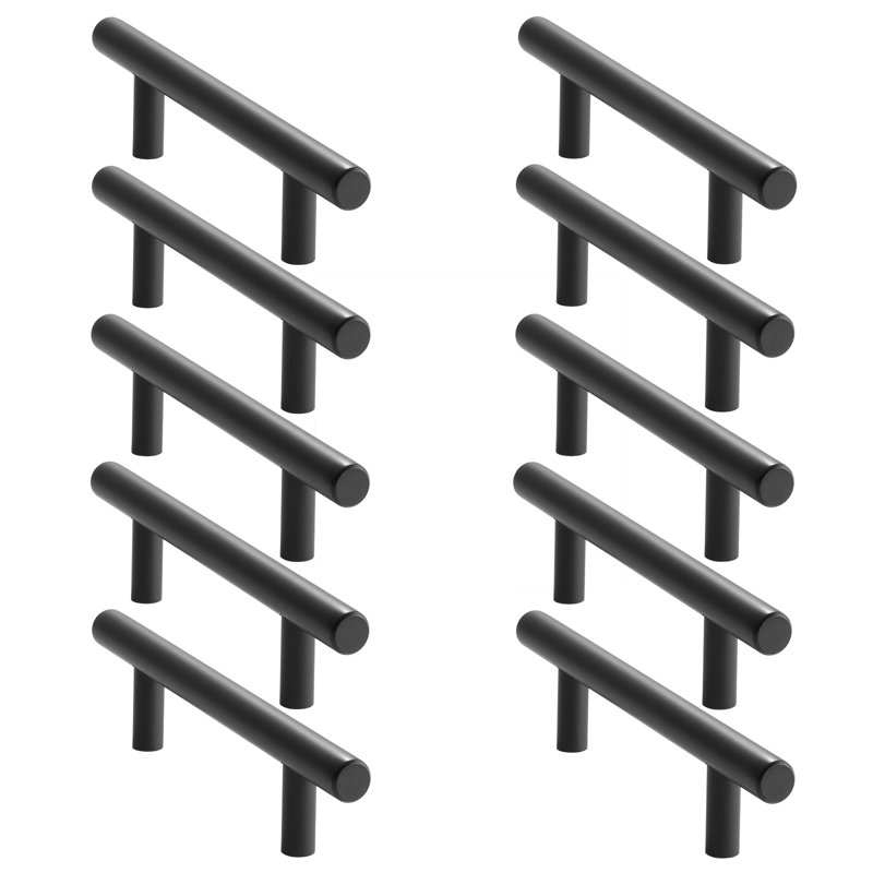 3-3/4" Center Bar Pull Multipack, Matte Black