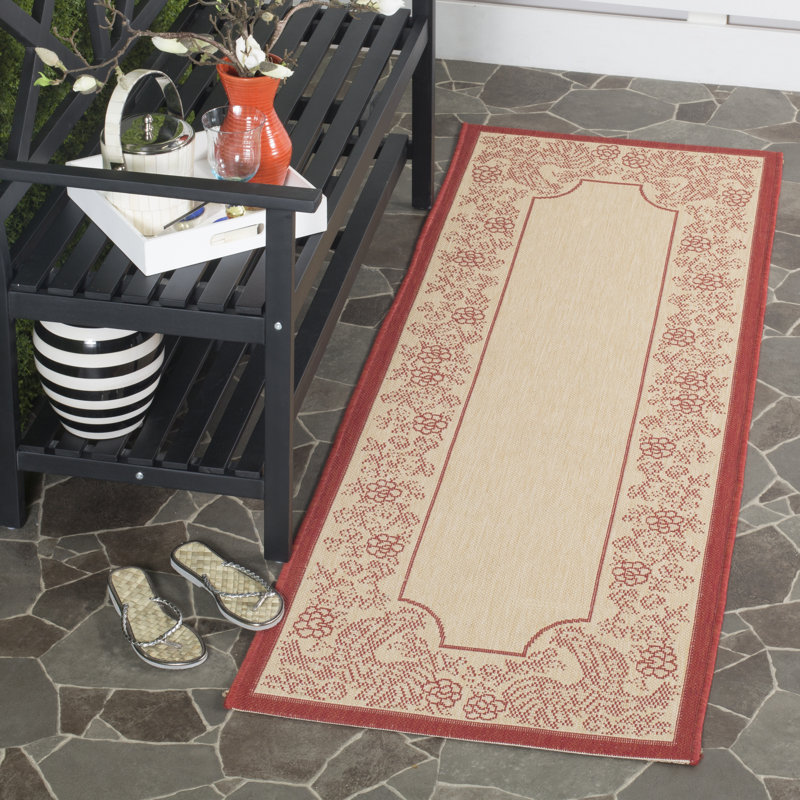 Havza Performance Floral Indoor/Outdoor Area Rug, Runner 2'3" x 14'
