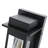 Waast Lohmann Outdoor Wall Sconce in Black-809292450
