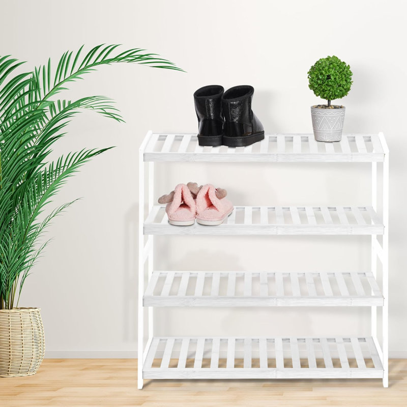 4 Pair Shoe Storage Rack