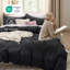 Housse de couette en microfibre Literie très grand californien - ensemble de literie très doux en coton prélavé (ensemble de 3)-1546097794-1558598723