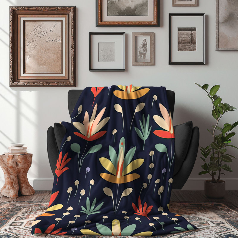Throw Blanket, 50" W x 60" L