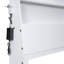 Lit plateforme simple avec lit gigogne, tête de lit à DEL et 3 tiroirs, blanc - bois pour rangement dans la chambre à coucher, tête de lit, tiroirs