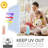 One Way Mirror Window Film For Daytime Privacy, Static Cling Non-Adhesive Decorative Window Tint With Heat Control And UV Protection For Home And Office