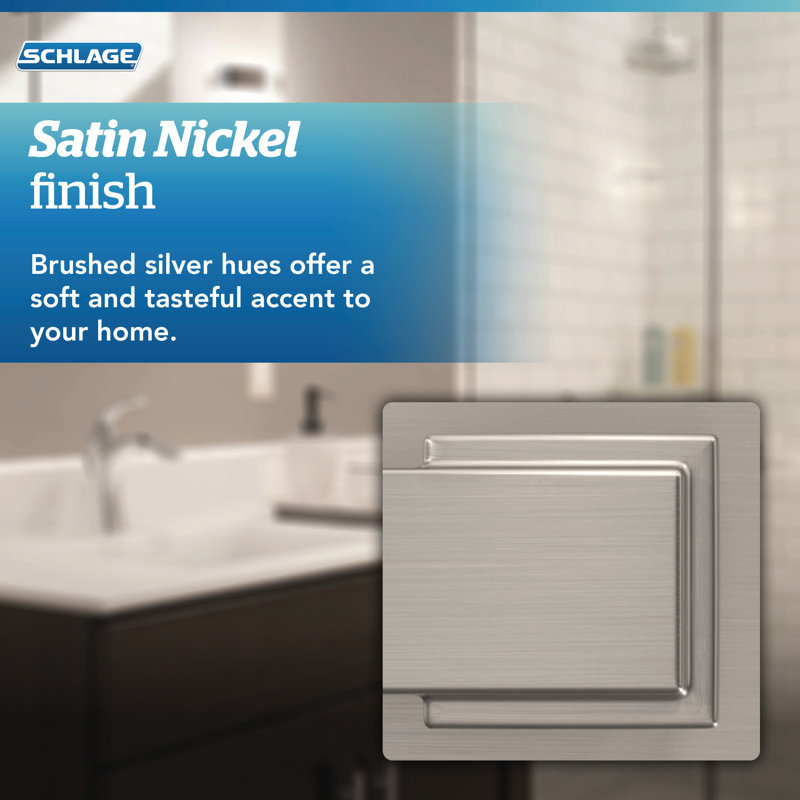 Bowery Passage Knob (Hall & Closet), Satin Nickel, Circle