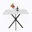 Table de salle à manger carrée, table de salle à manger carrée moderne pour 4 à 6 personnes-1645022980