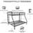 Metal Bunk Bed Frame for Kids, Teens, and Adults, With Angled Ladder, High Full Length Guardrail, Smooth Rounded Edges, No Boxspring Required, For Small Spaces, Twin-Over-Full, Black