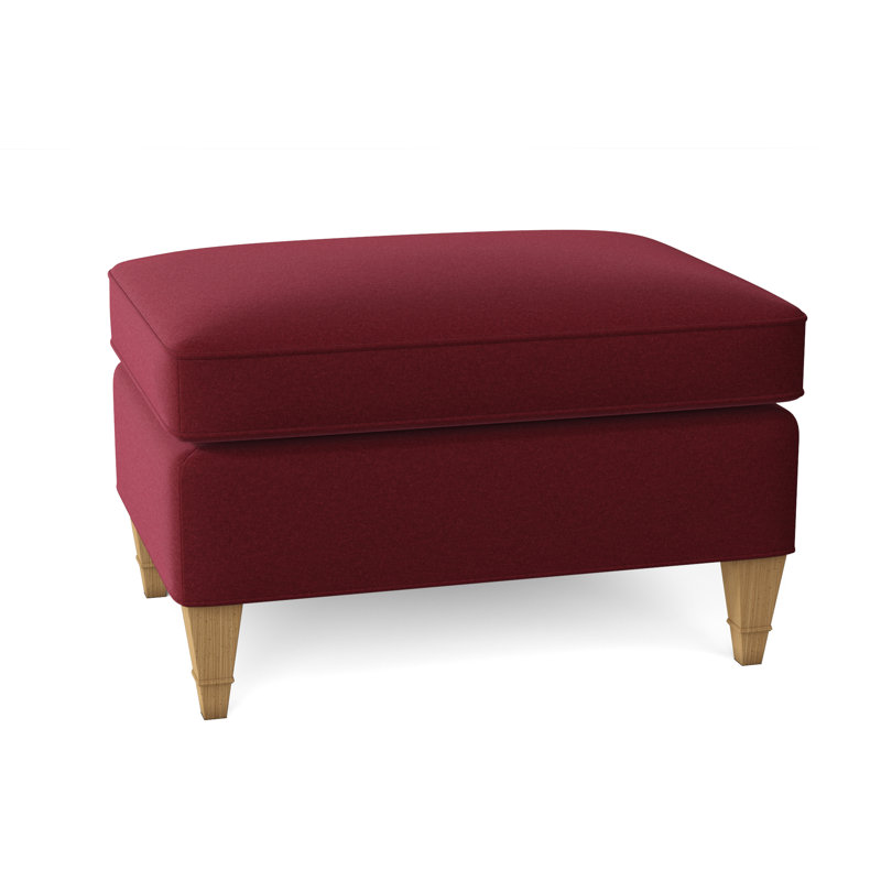 Repose-pieds standard Everton, Rouge Margaret, Ambre