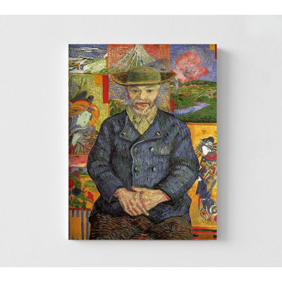 «Portrait Pere Tanguy» par Vincent Van Gogh, impression de portrait de Van Gogh, art mural homme, art mural, impression de portrait d'homme, art mural