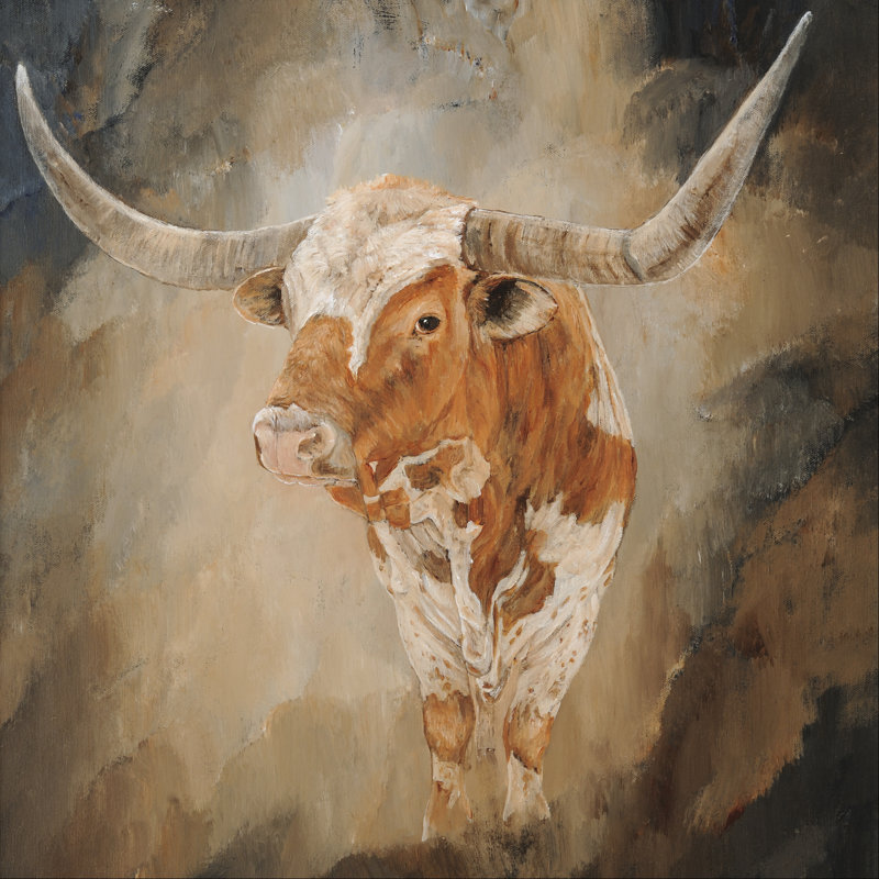 Presenting Himself by Kathy Winkler - Wrapped Canvas Painting, 51cm H x 51cm W